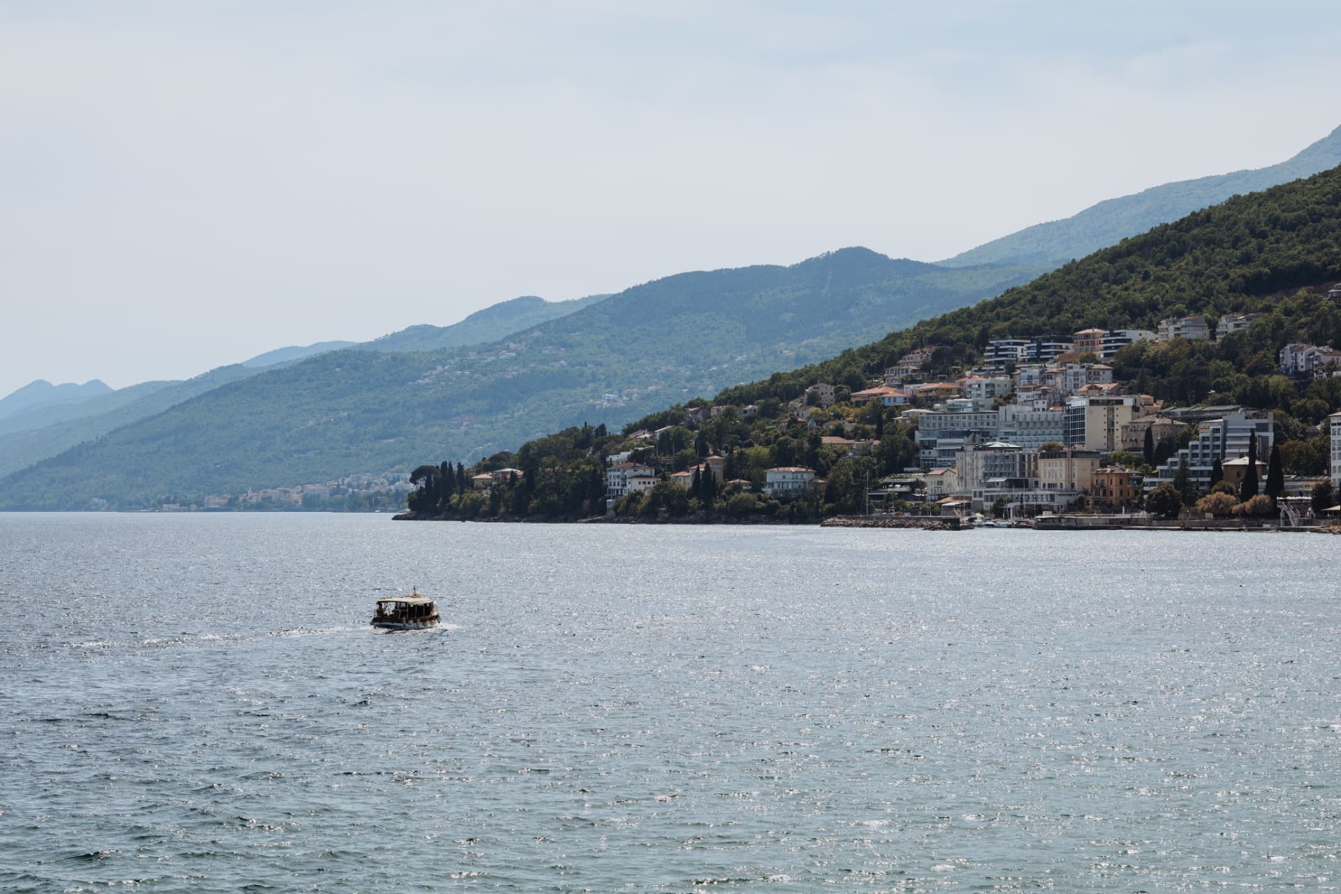 Scenic Opatija Riviera overlooking the Adriatic Sea in Croatia, photographed by Nemanja Potkonjak